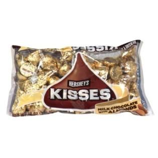 Hersheys Kisses, Milk Chocolate with Almonds, 12oz (340 g)