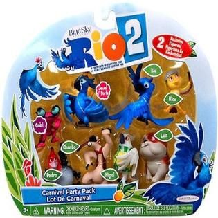 Jakks Pacific Rio 2 Eight (8) Pack Figures   Toys & Games   Stuffed