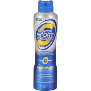 Coppertone Sport Pro Series Clear Continuous Spray Sunscreen, SPF 30, 6 fl oz
