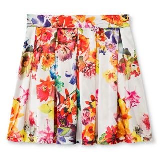 Girls Say What Floral Print Skirt   Multi Colored