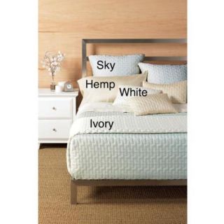 Rayon from Bamboo 3 piece Coverlet Set King White