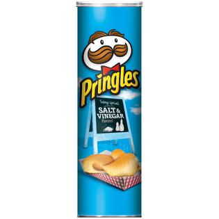 Pringles Salt & Vinegar Potato Crisps   Food & Grocery   Snacks