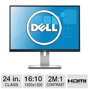 Dell UltraSharp U2415 24 LED Monitor   1920x1200, 1610, 6 ms, 178 / 178, 2xHDMI, USB, MHL   PVJVW