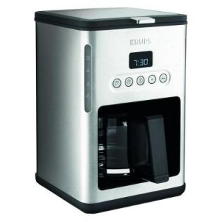 Krups Control Line 10 Cup Coffee Maker in Stainless Steel KM442D50