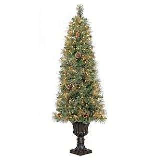 Hallmark Christmas Grand Balsam Glitter Cashmere Decorated Potted Tree