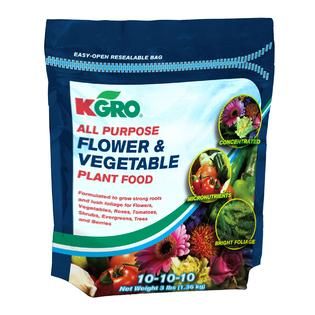 Kgro  3 lbs. All Purpose Flower & Vegetable Plant Food