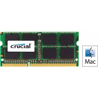 Crucial 16GB DDR3 SDRAM Memory Module   16 GB (2 x 8 GB)   DDR3 SDRAM   1600 MHz DDR3 1600/PC3 12800   1.35 V   Non ECC   Unbuffered   204 pin   SoDIMM