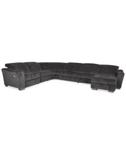 Alessandro 6 Piece Sectional Sofa with Chaise & 2 Power Motion