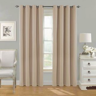 Nadya Solid Curtain Panel   Teak (40x95)