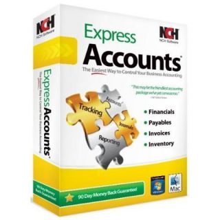 Nch Software RET EA001 Express Accounts Accounting Crom Reports Inventory Payables For Wmac