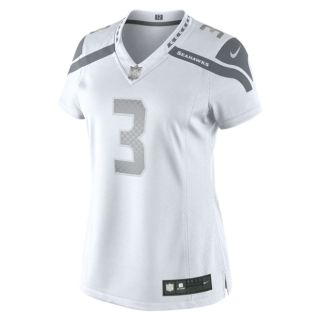 NFL Seattle Seahawks (Russell Wilson) Nike Platinum Womens Football