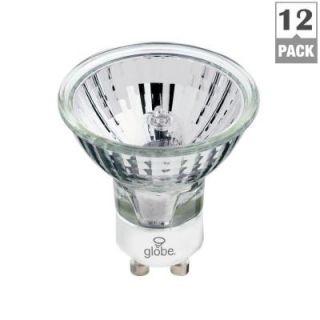 Globe Electric 50 Watt Halogen MR16 Clear GU10 Base Light Bulb (12 Pack) 10046