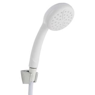 Exquisite Handheld Shower 1 Function White Finish   Tools   Bathroom