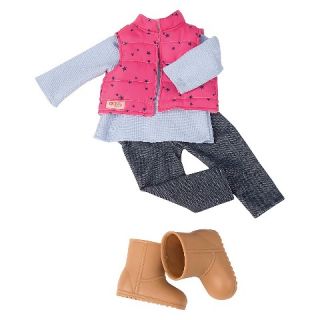 Our Generation Puffy Vest Doll Outfit