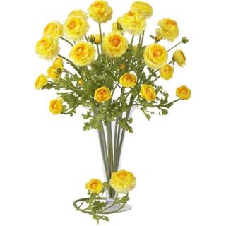 23" Ranunculus Stem, Yellow, 12pc