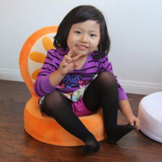 Newplans Corporation Critter Cushion Orange Kids Chair