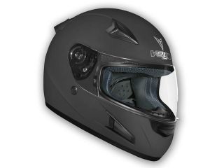 Vega X 888 Solid Full Face Helmet Flat Black XL