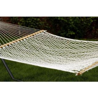 Bliss 2 Person Classic Polyester Rope Hammock, Natural
