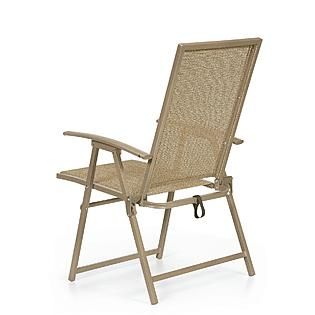 Garden Oasis  Long Beach Matching Folding Sling Chair