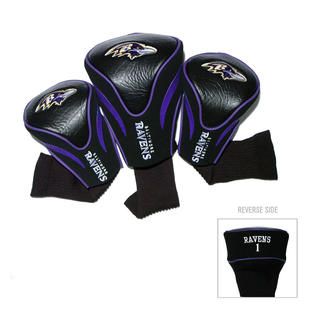 Team Golf Baltimore Ravens 3 Pack Countour Headcover   Fitness