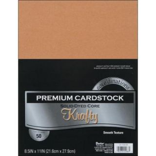 Core'dinations Value Pack Cardstock 8.5"X11" 50/Pkg Krafty   Smooth