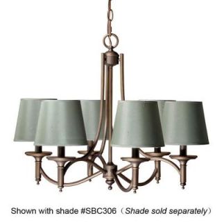Laura Ashley Josephine 6 Light Gold Laced Cafe Chandelier HJF862