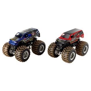 Hot Wheels  Monster Jam 164 Demo Doubles 2 Pack Vehicles. (Colors and