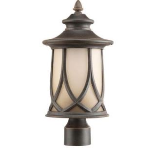 Progress Lighting Resort Collection 1 Light Aged Copper Outdoor Post Lantern P6404 122DI