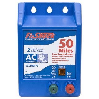 Fi Shock 50 Mile AC Hardwired Electric Fence Charger