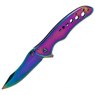 Whetstone The Arc Rainbow Anodized Pocket Folding Utility Knife