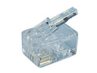 RJ 45 Keyed Modular Connectors for Flat Cable
