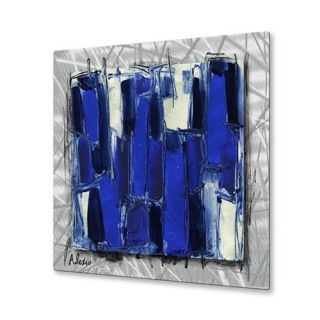 Blue Study by Alexis Graphic Art Plaque by All My Walls