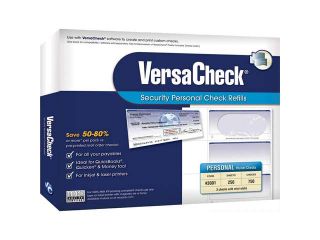 VersaCheck Form #3001 Personal Wallet Security Check Refills   Blue   Prestige (250 Sheets/750 Checks)