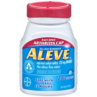 Aleve Arthritis Cap Naproxen Sodium 220mg Tablets Pain Reliever/Fever