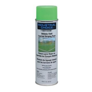 Rust Oleum Industrial Choice 17 oz. Florescent Green Athletic Field Striping Spray Paint (12 Pack) 257403