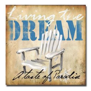 Trademark Fine Art 24 in. x 24 in. Living the Dream Canvas Art DISCONTINUED WG0018 C2424GG