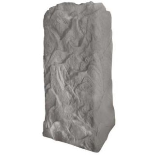 Emsco 36 3/4 in. H x 18 in. W x 19 in. L Monolith Landscape Granite Resin Rock Utility Cover 2236 1