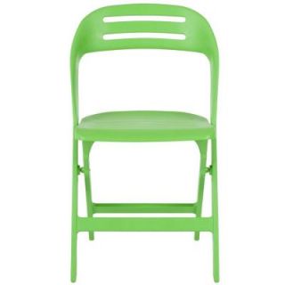 Safavieh Danielle Indoor/Outdoor Folding Chair in Green (Set of 4) FOX3501C SET4