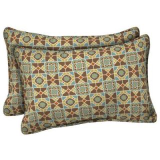 Hampton Bay Dilma Outdoor Lumbar Pillow (2 Pack) AC24121B D9D2