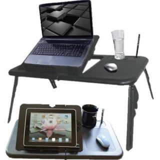 Next Success LD 09 BLACK E Stand Laptop Table with Dual Built in Cooling Fans
