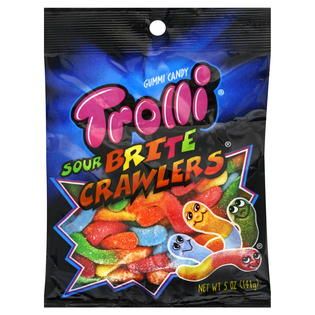 Trolli  Gummi Candy, Sour Brite Crawlers, 5 oz (141 g)
