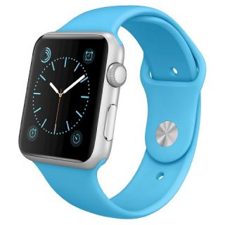 Apple®   Apple® Watch Sport 38mm Silver Aluminum Case with Blue