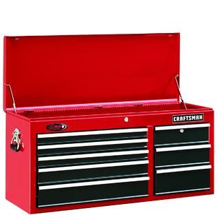 Craftsman  40 Wide 8 Drawer Ball Bearing Tool Chest   Red/Black