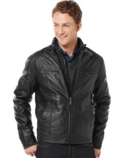 Kenneth Cole Reaction Jacket, Twill Zip Front Jacket
