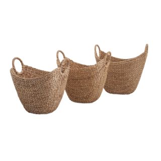 Caitlan Natural Weave Baskets (Set of 3)
