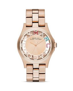 MARC BY MARC JACOBS Rivera Carousel Rose Gold Tone Watch, 40mm