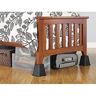 Essential Home 4 Pack Bed Risers   Home   Furniture   Bedroom
