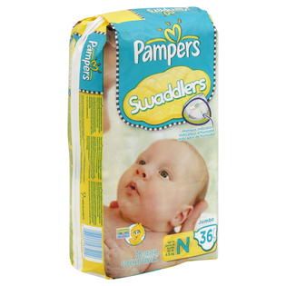 Pampers  Swaddlers Diapers, Size N (Up to 10 lb), Sesame Beginnings