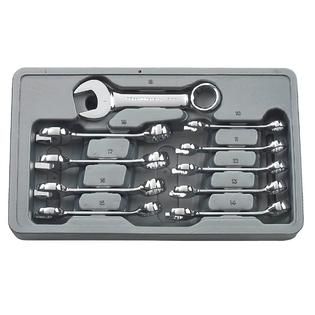 GearWrench 10 Pc. Stubby Combination Non ratcheting Wrench Set Metric