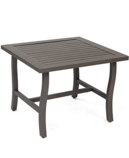 Aluminum 24 Square Outdoor End Table   Furniture